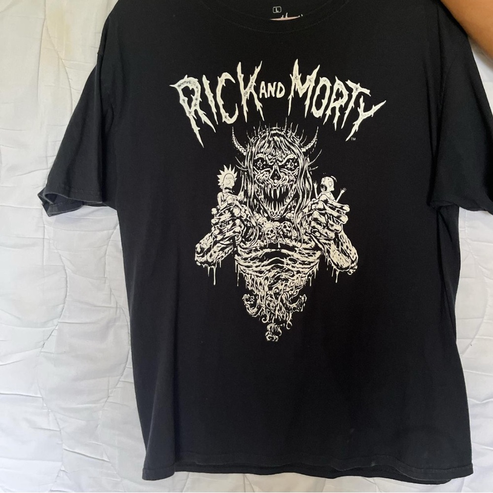 Rick and Morty Black Graphic T-Shirt